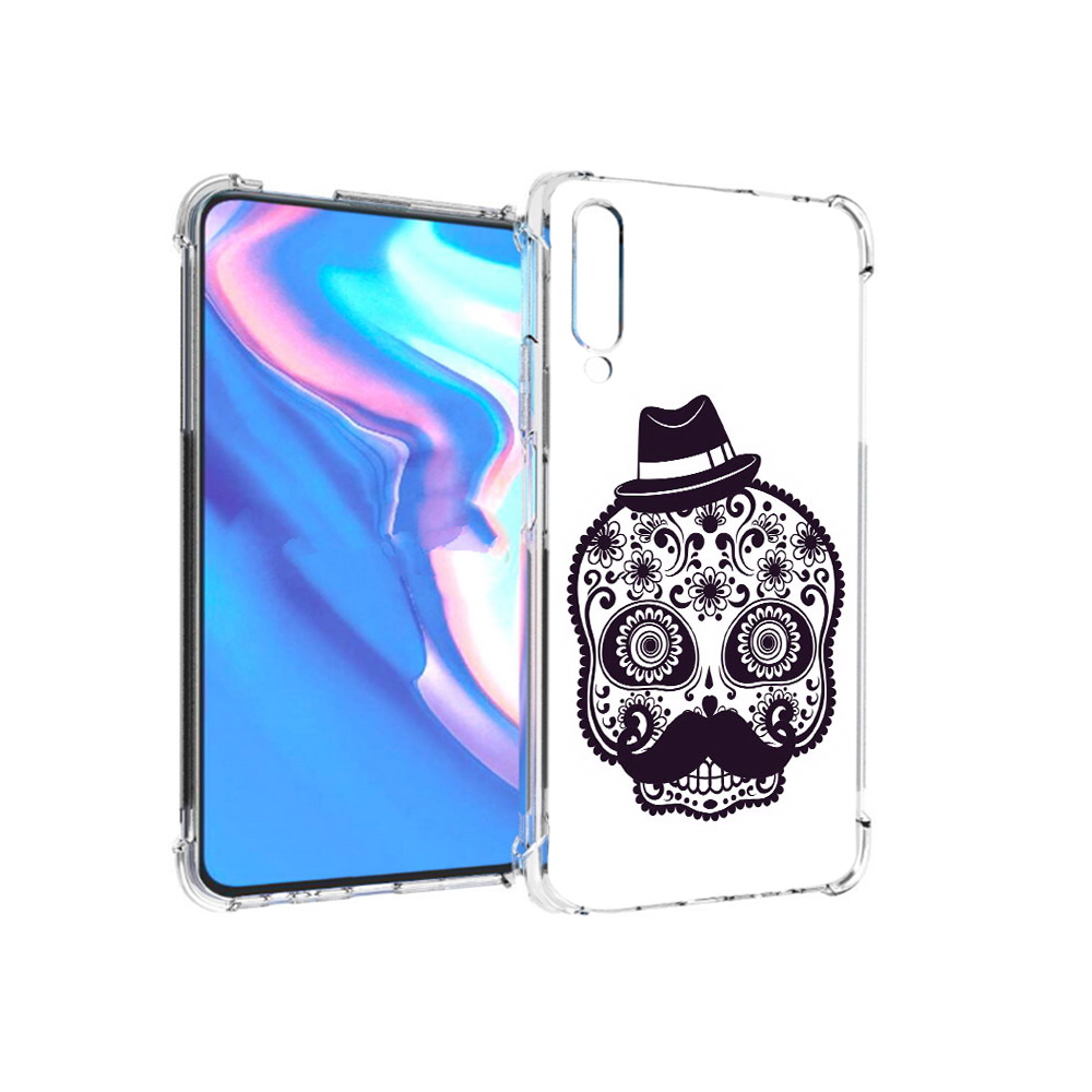 

Чехол MyPads Tocco для Honor 9X Pro разрисованный скелет, Прозрачный, Tocco