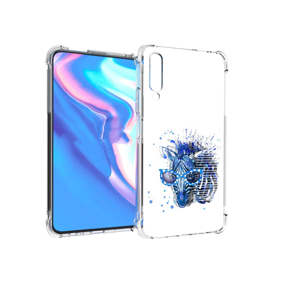

Чехол MyPads Tocco для Honor 9X Pro расплывчатая зебра, Прозрачный, Tocco