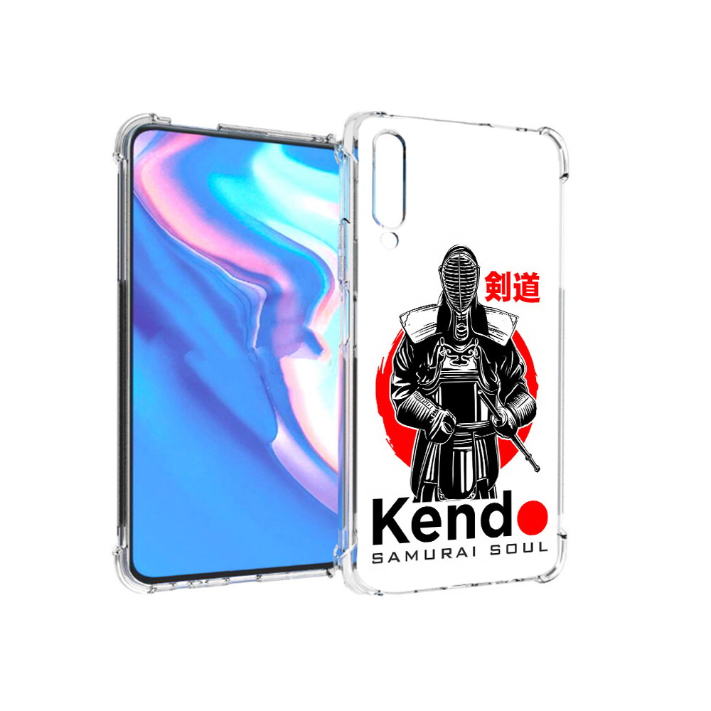 

Чехол MyPads Tocco для Honor 9X Pro рисованый самурай, Прозрачный, Tocco