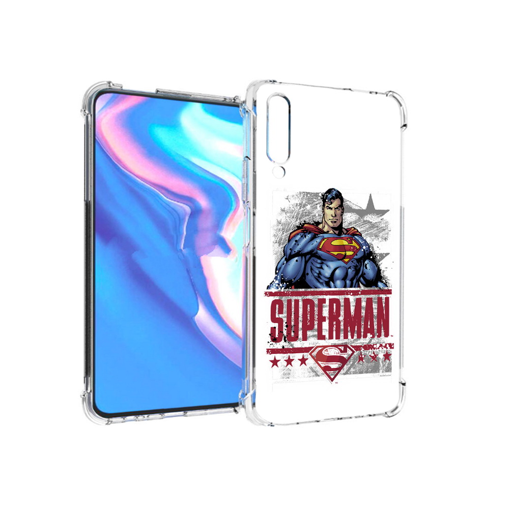 

Чехол MyPads Tocco для Honor 9X Pro рисунок супермен, Прозрачный, Tocco