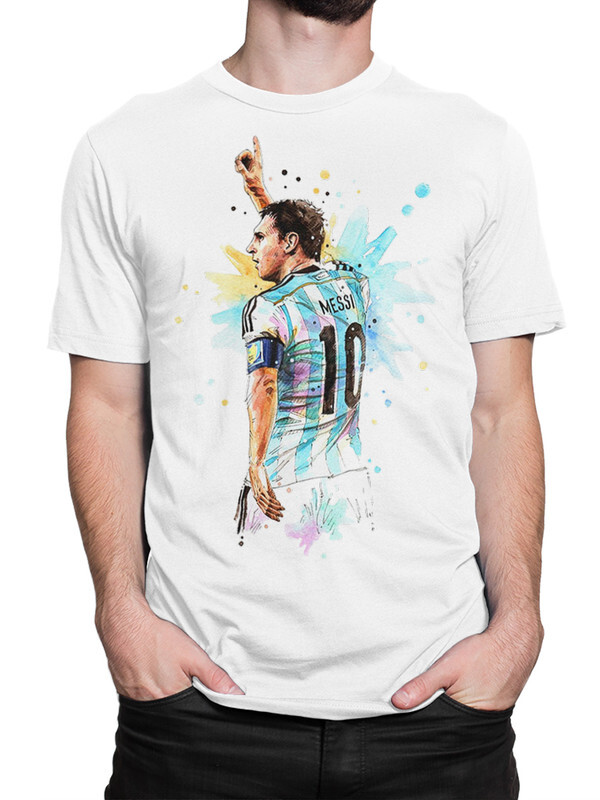 

Футболка мужская Dream Shirts Футболист Лионель Месси 2206-messi-2 белая L, Белый, Футболист Лионель Месси 2206-messi-2