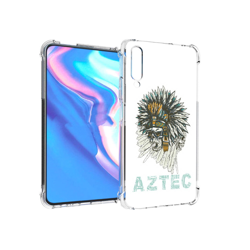 

Чехол MyPads Tocco для Honor 9X Pro скелет индеец, Прозрачный, Tocco