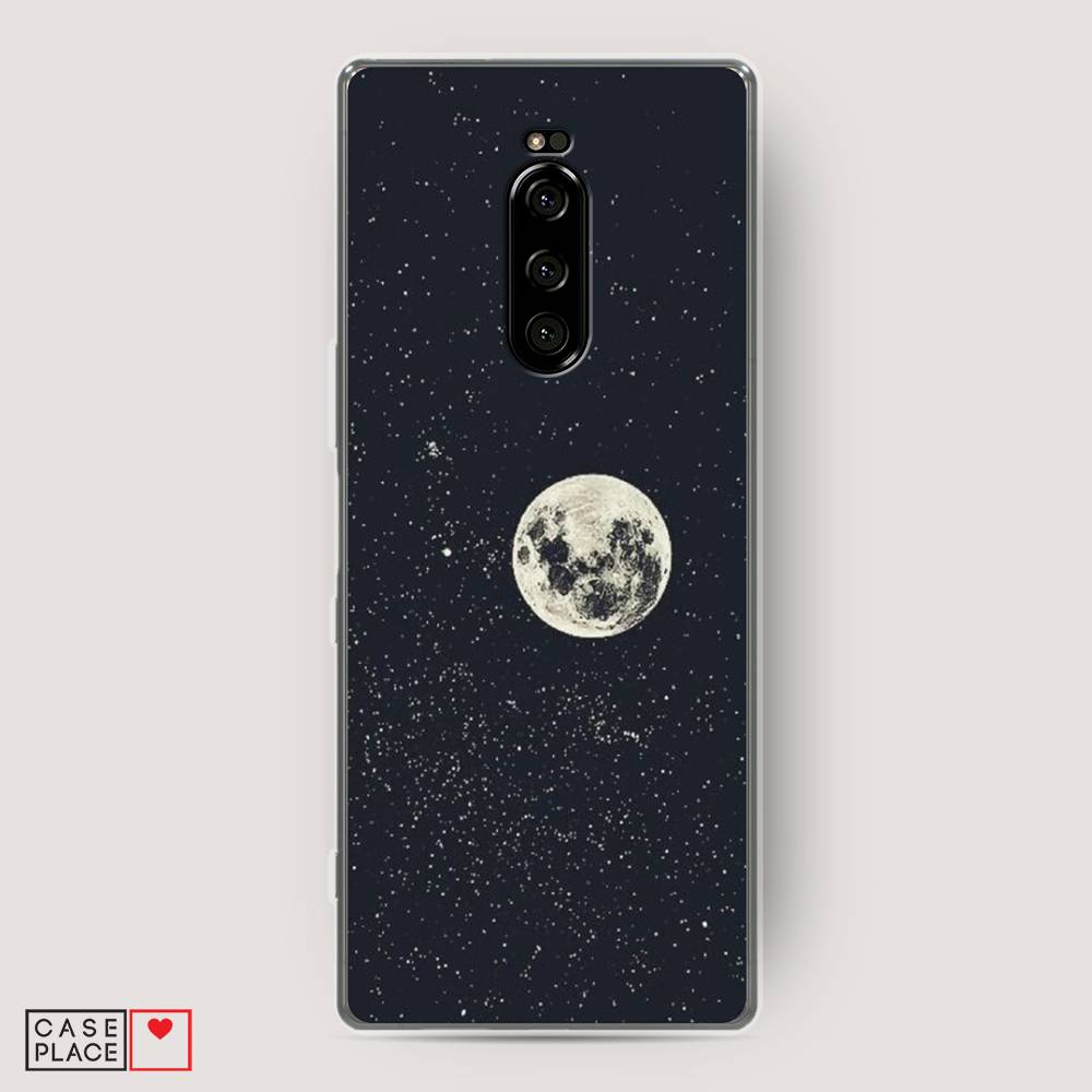 

Чехол на Sony Xperia 1 "Полнолуние", Красный, 54250-2