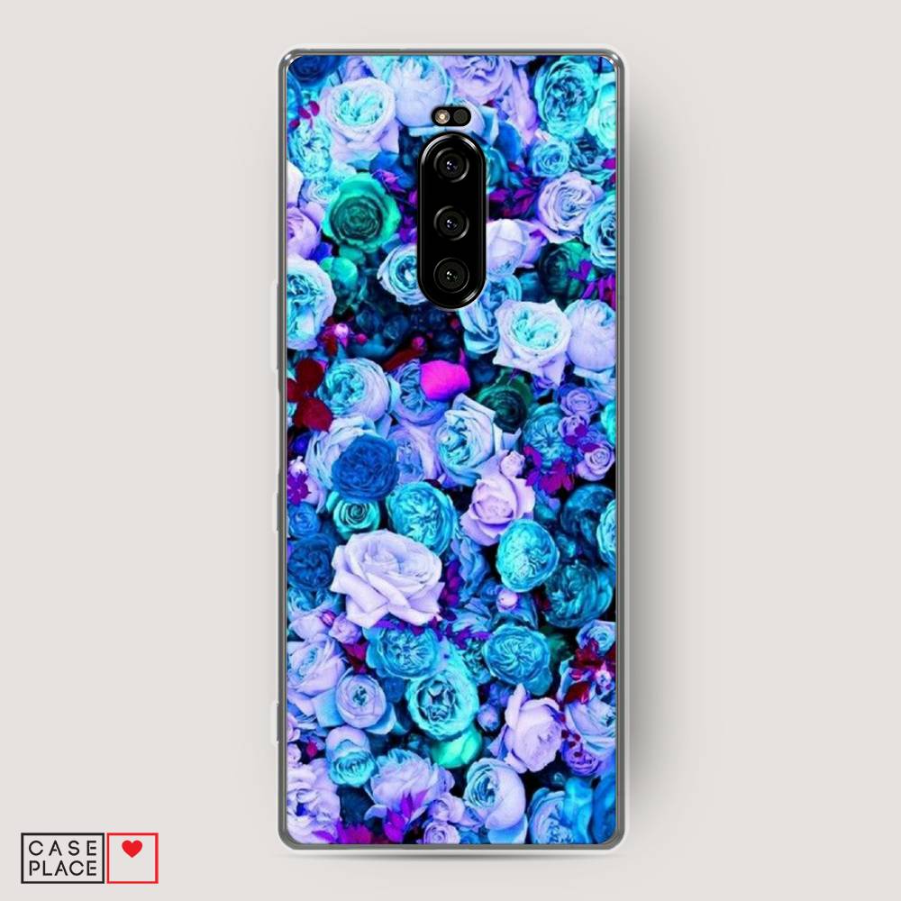 

Чехол на Sony Xperia 1 "Цветочный ковер", Фиолетовый, 54250-2
