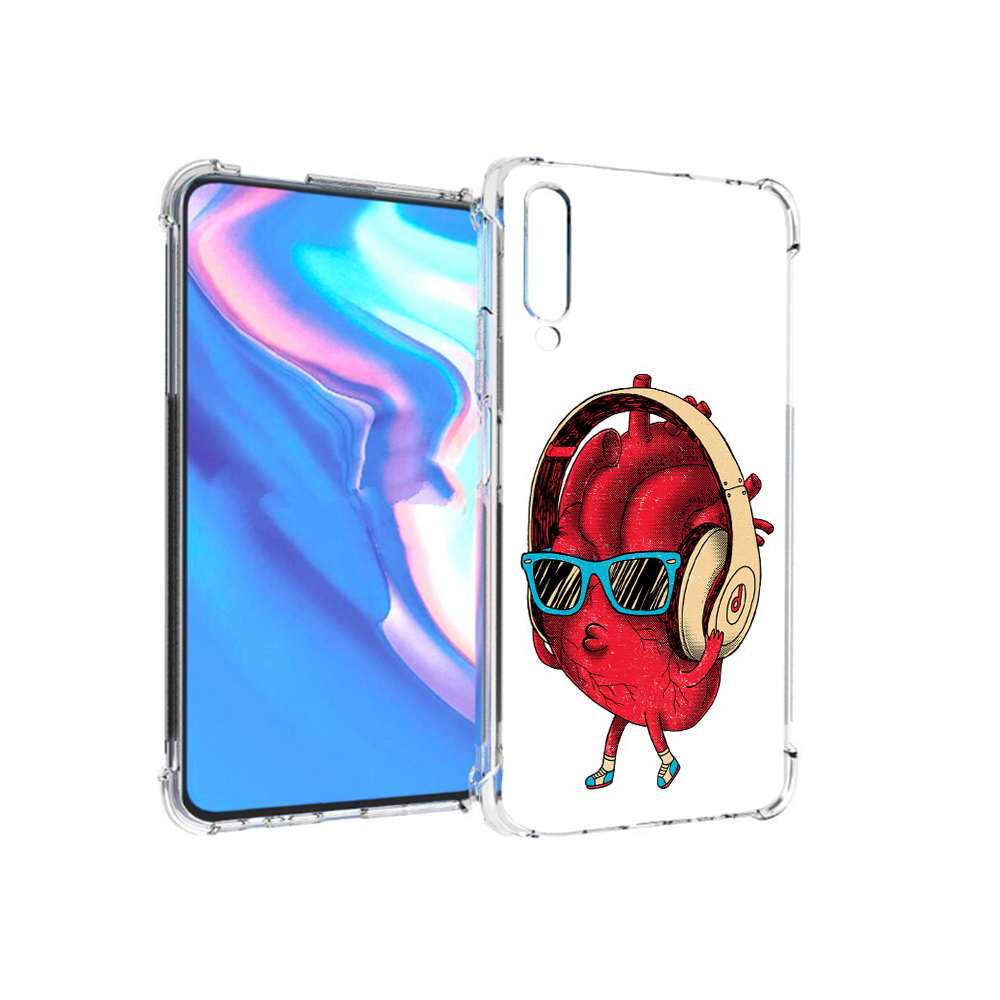 

Чехол MyPads Tocco для Honor 9X Pro слушай сердце, Прозрачный, Tocco