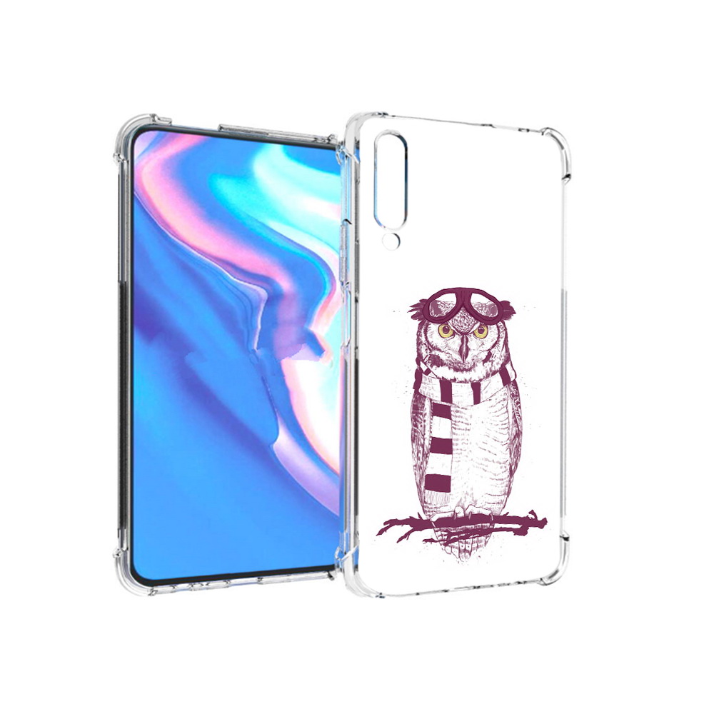 

Чехол MyPads Tocco для Honor 9X Pro сова-летчик, Прозрачный, Tocco