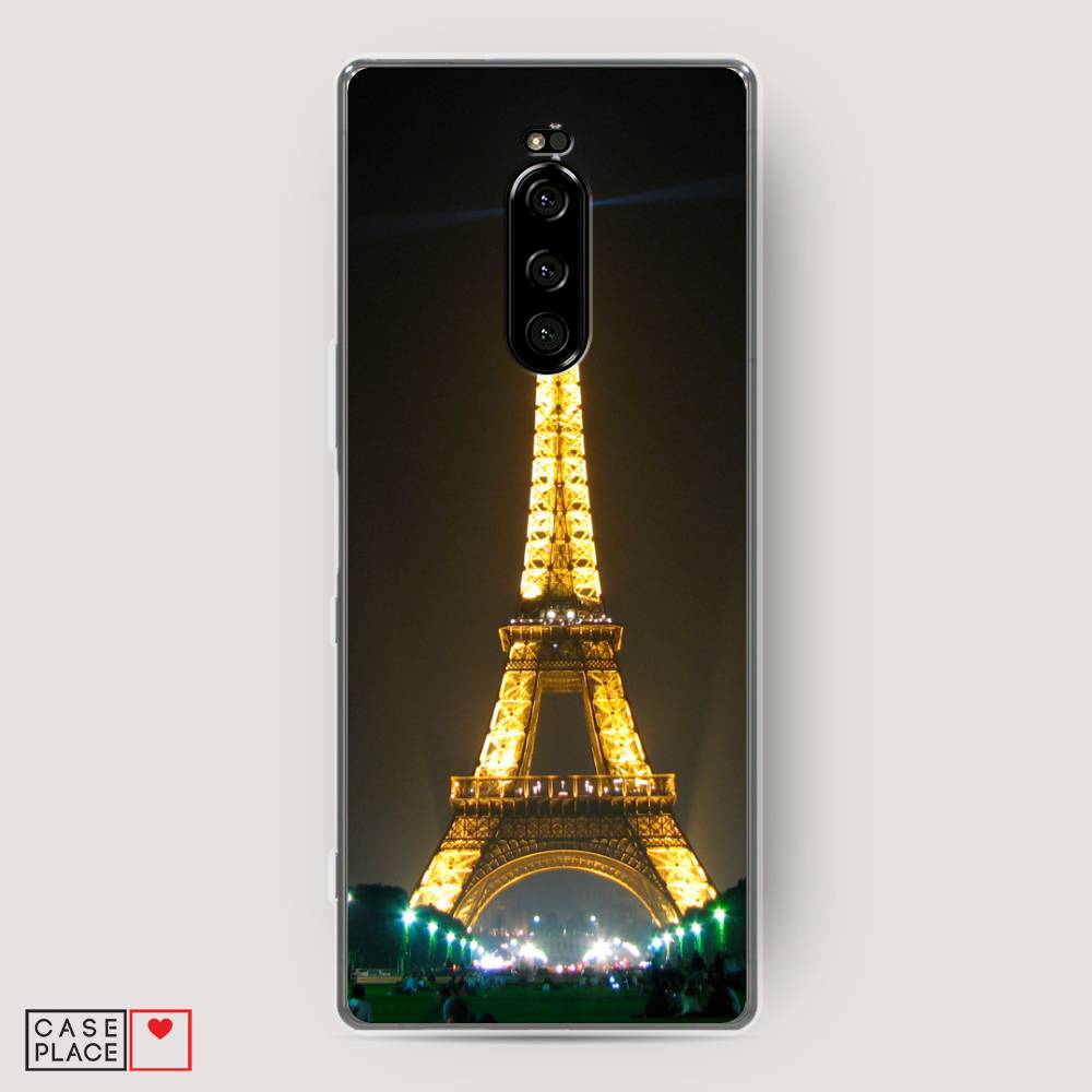 

Чехол на Sony Xperia 1 "Париж 2", Желтый;серый, 54250-2