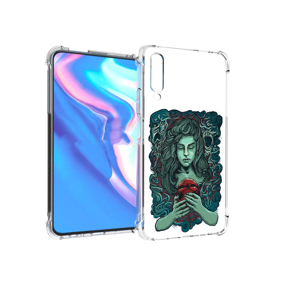 

Чехол MyPads Tocco для Honor 9X Pro спящая девушка, Прозрачный, Tocco