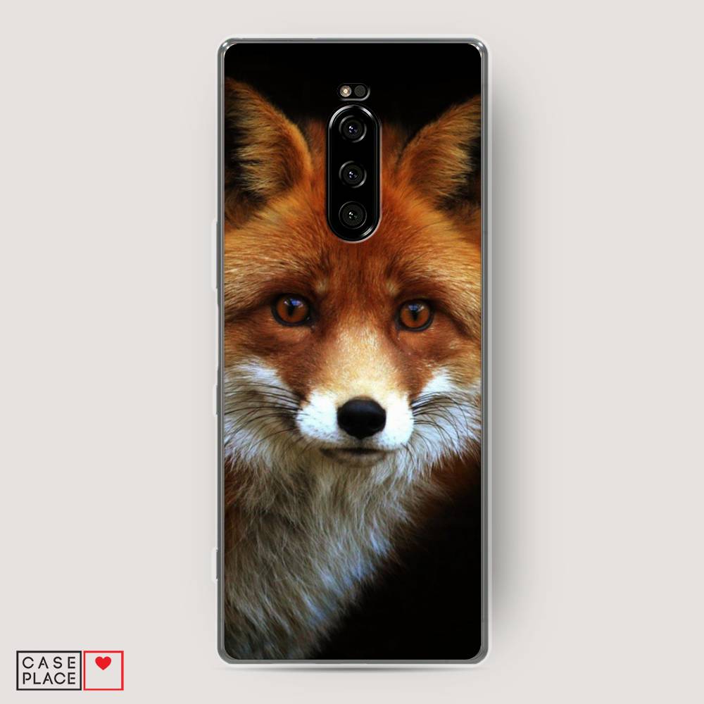 

Чехол на Sony Xperia 1 "Лиса 2", Оранжевый;черный;серый, 54250-1