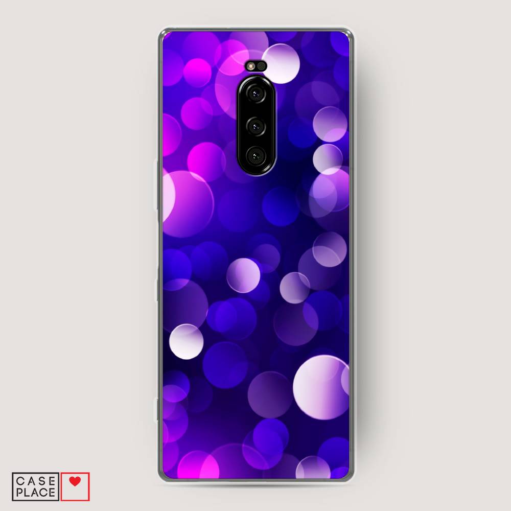 

Чехол на Sony Xperia 1 "Абстракция 27", Фиолетовый, 54250-3