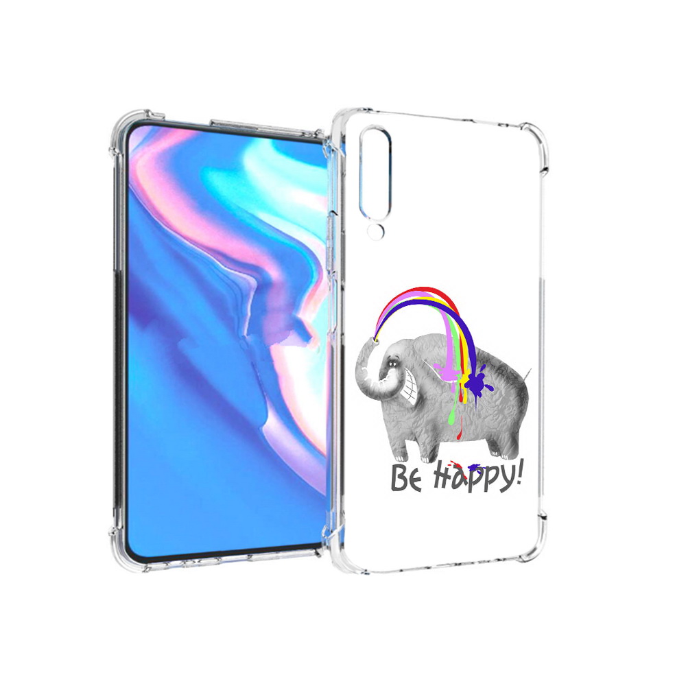 

Чехол MyPads Tocco для Honor 9X Pro счастливый слон, Прозрачный, Tocco
