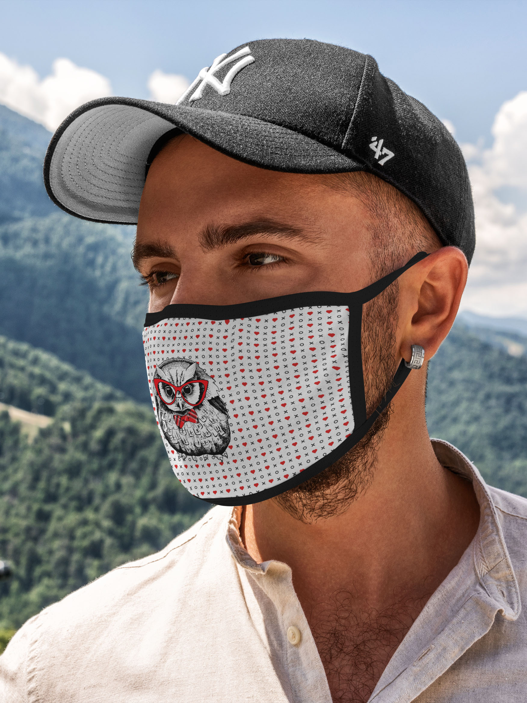 

Многоразовая маска унисекс Burnettie Совы Мудрая Сова В Очках, Разноцветный, Совы Мудрая Сова В Очках