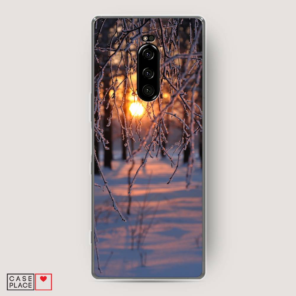 

Чехол на Sony Xperia 1 "Зима 7", Оранжевый;розовый;черный, 54250-2