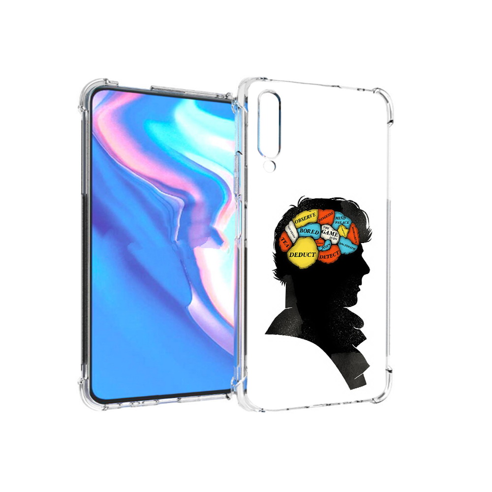 

Чехол MyPads Tocco для Honor 9X Pro темный рисунок, Прозрачный, Tocco
