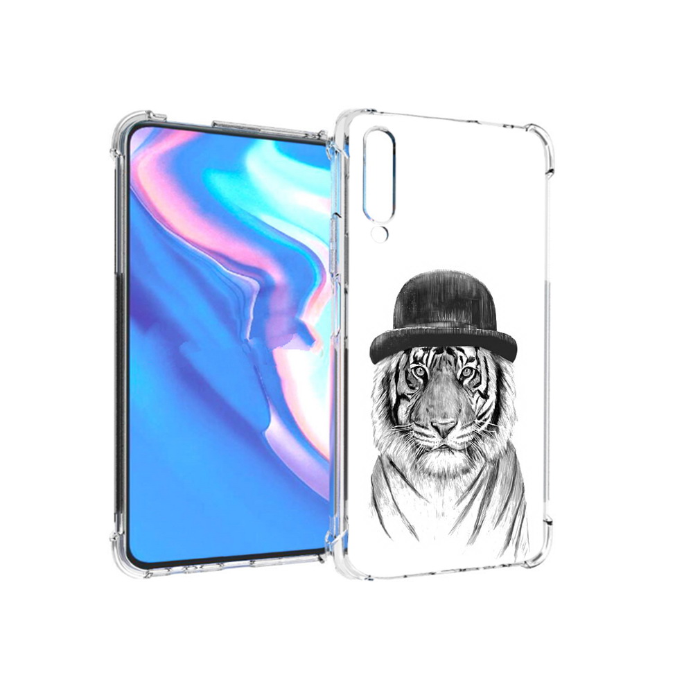 

Чехол MyPads Tocco для Honor 9X Pro тигр британец, Прозрачный, Tocco