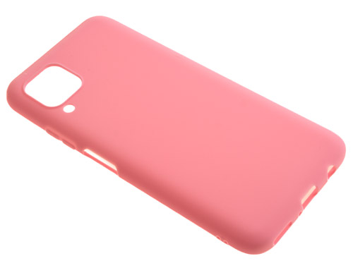 фото Силиконовый чехол tpu case матовый для huawei p40 lite/nova 6se розовый pc