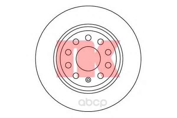 

Диск тормозной задний Nk 2047133