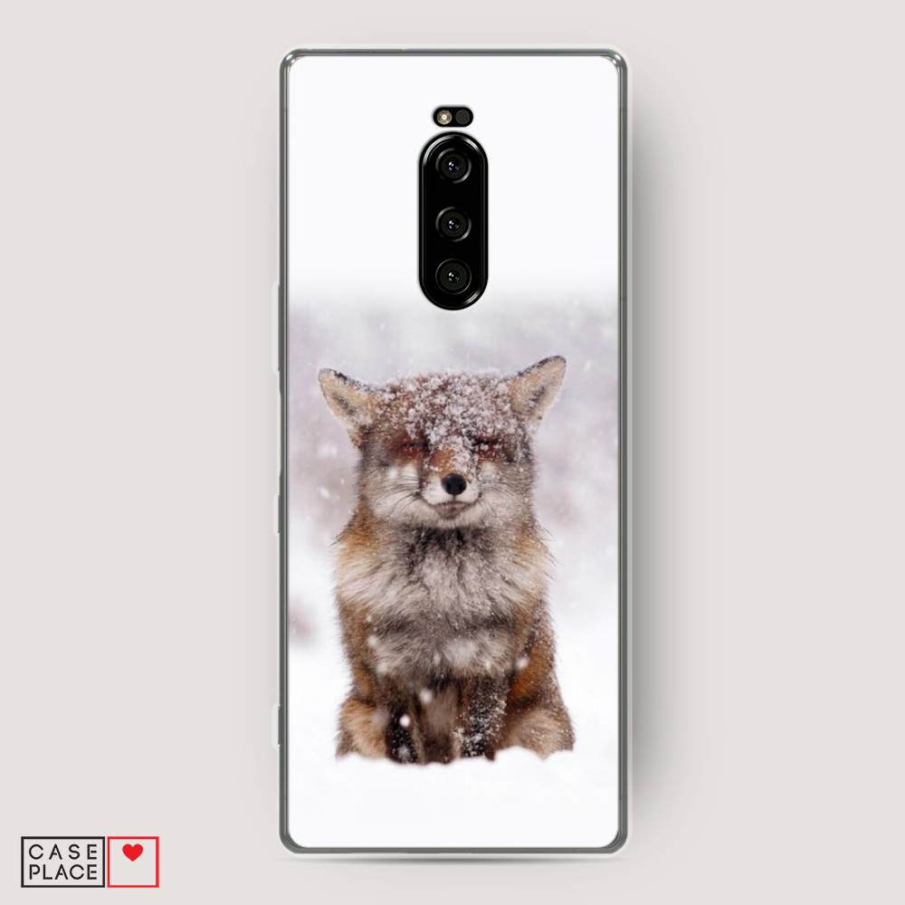 

Чехол на Sony Xperia 1 "Зимняя лиса", Белый;серый;коричневый, 54250-1