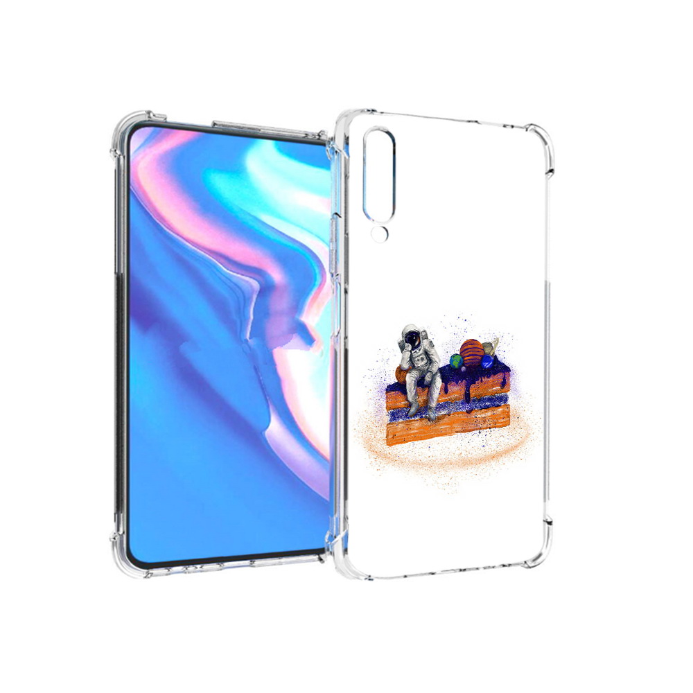 

Чехол MyPads Tocco для Honor 9X Pro торт с планетами, Прозрачный, Tocco