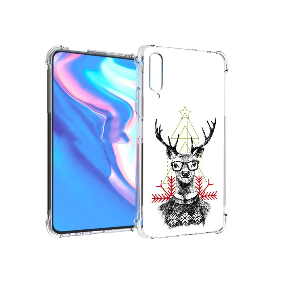 

Чехол MyPads Tocco для Honor 9X Pro умный олень, Прозрачный, Tocco