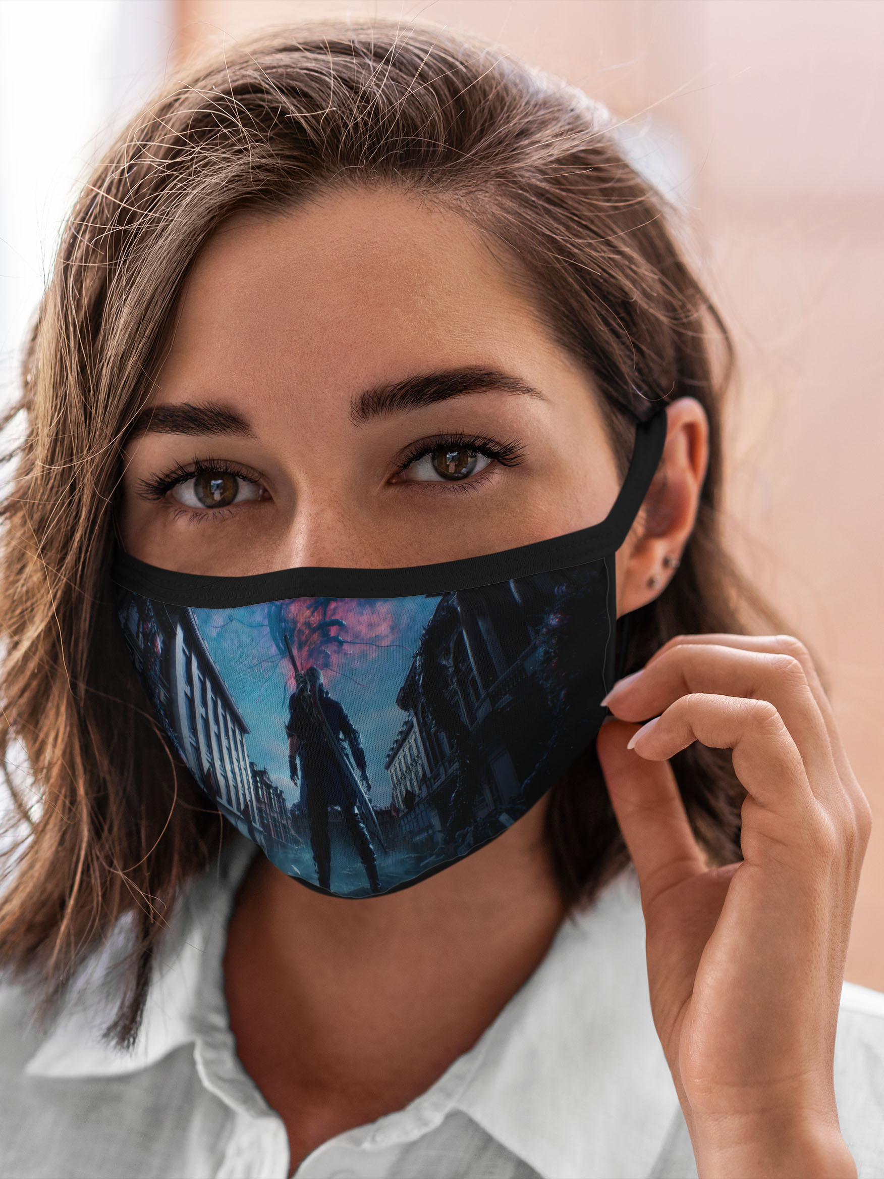 

Многоразовая маска унисекс Burnettie Разные Игры Devil May Cry 5, Разноцветный, Разные Игры Devil May Cry 5
