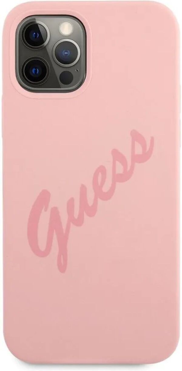 

Чехол (клип-кейс) Guess, для Apple iPhone 11 Pro, розовый [guhcp12mlsvspi]