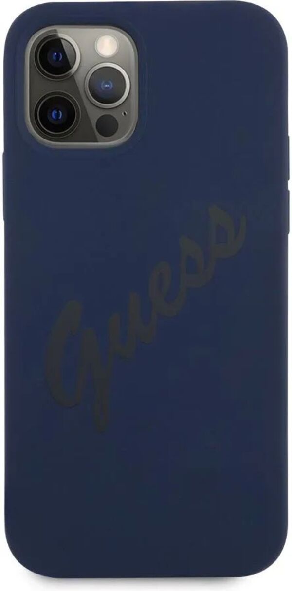 

Чехол (клип-кейс) Guess, для Apple iPhone 11 Pro, темно-синий [guhcp12mlsvsbl]