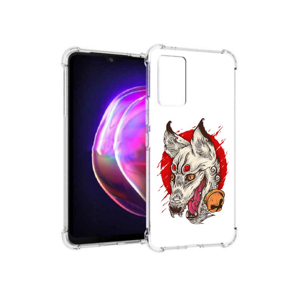 

Чехол MyPads Tocco для Vivo V21 страшная собака (PT161781.395.627), Прозрачный, Tocco