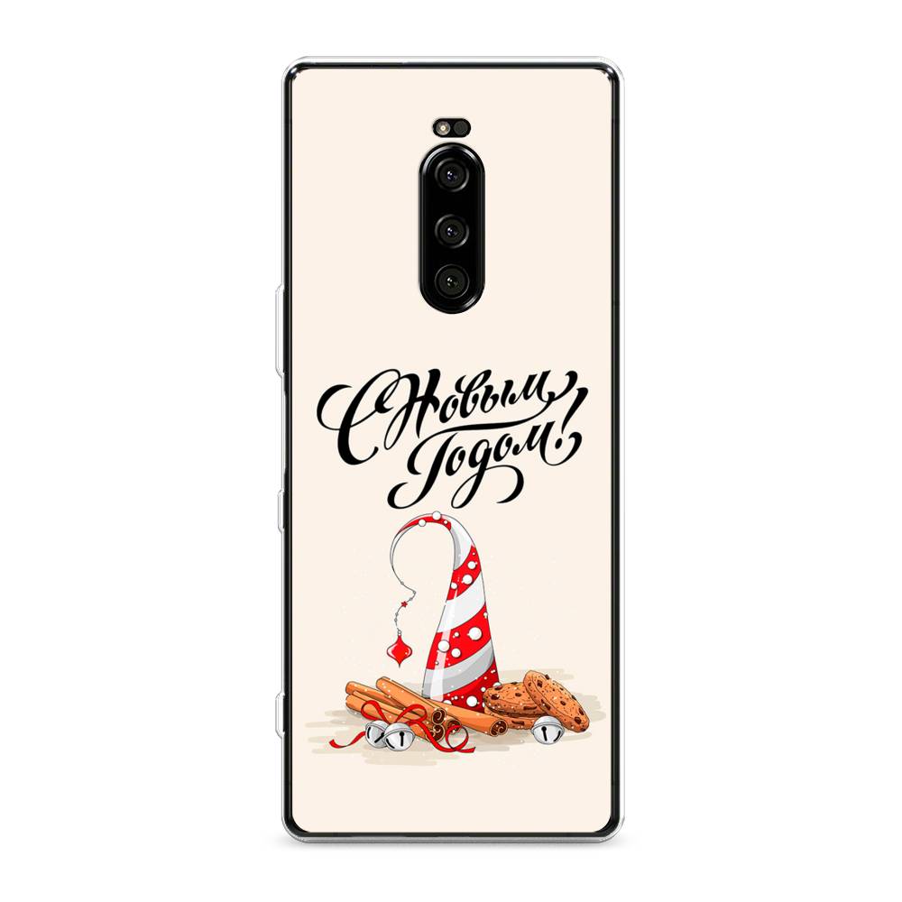 

Чехол на Sony Xperia 1 "Подарки на Новый Год", Бежевый;красный;черный, 54250-5