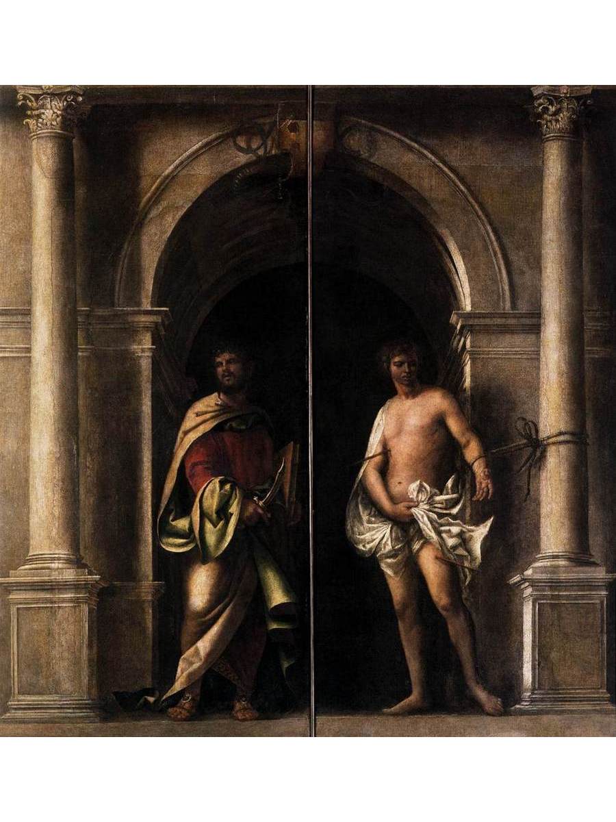 

Постер DRABS A2 Себастьяно дель Пьомбо St Bartholomew and St Sebastian