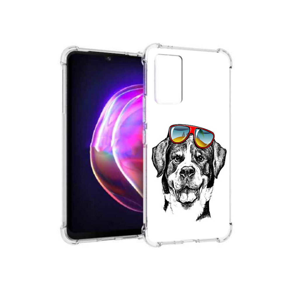 

Чехол MyPads Tocco для Vivo V21 счастливая собака (PT161781.395.631), Прозрачный, Tocco