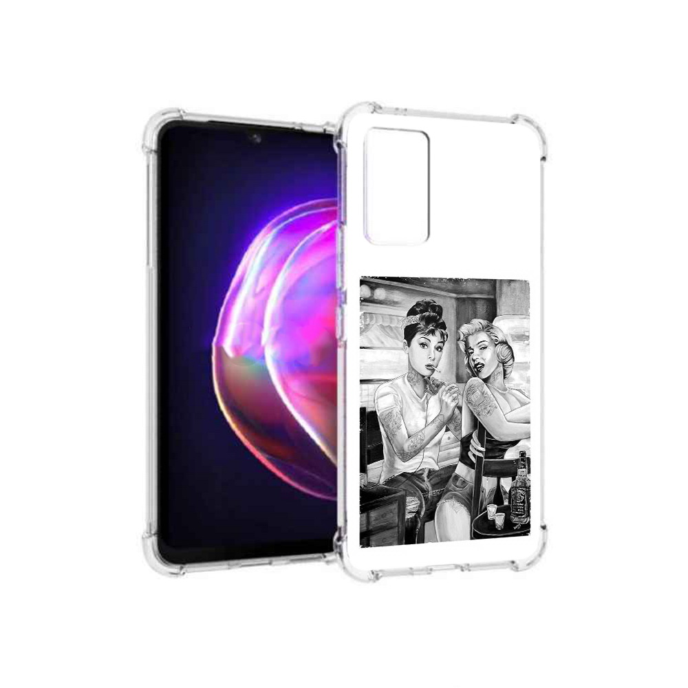 

Чехол MyPads Tocco для Vivo V21 тату мастер (PT161781.395.637), Прозрачный, Tocco