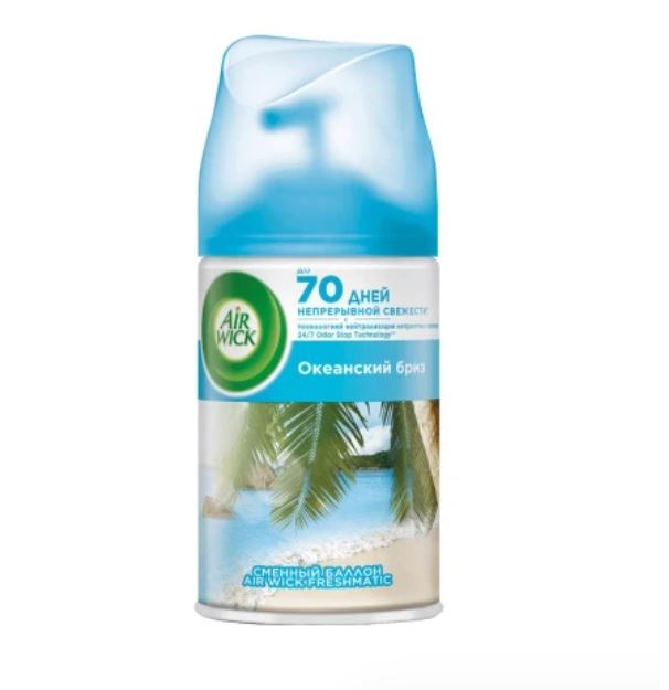 

Сменный блок для освежителя воздуха Air Wick Freshmatic Life Scents Океанский бриз, 250 мл