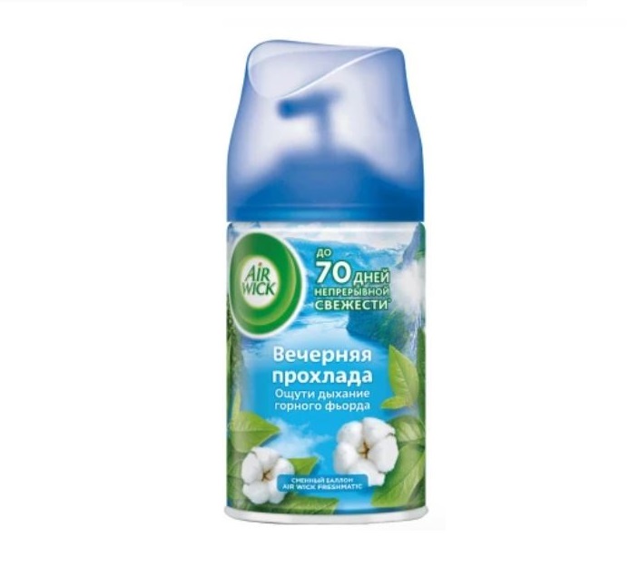 

Сменный блок для освежителя воздуха Air Wick Freshmatic Вечерняя прохлада, 250 мл