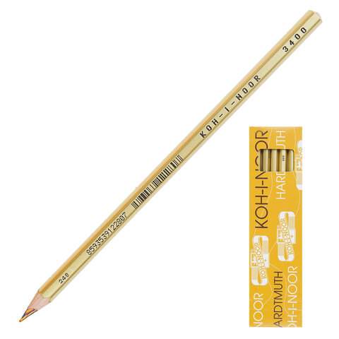 

Карандаш с многоцветным грифелем KOH-I-NOOR, "Aristochrom", 3,8 мм (арт. 181128) - 12 шт., Разноцветные