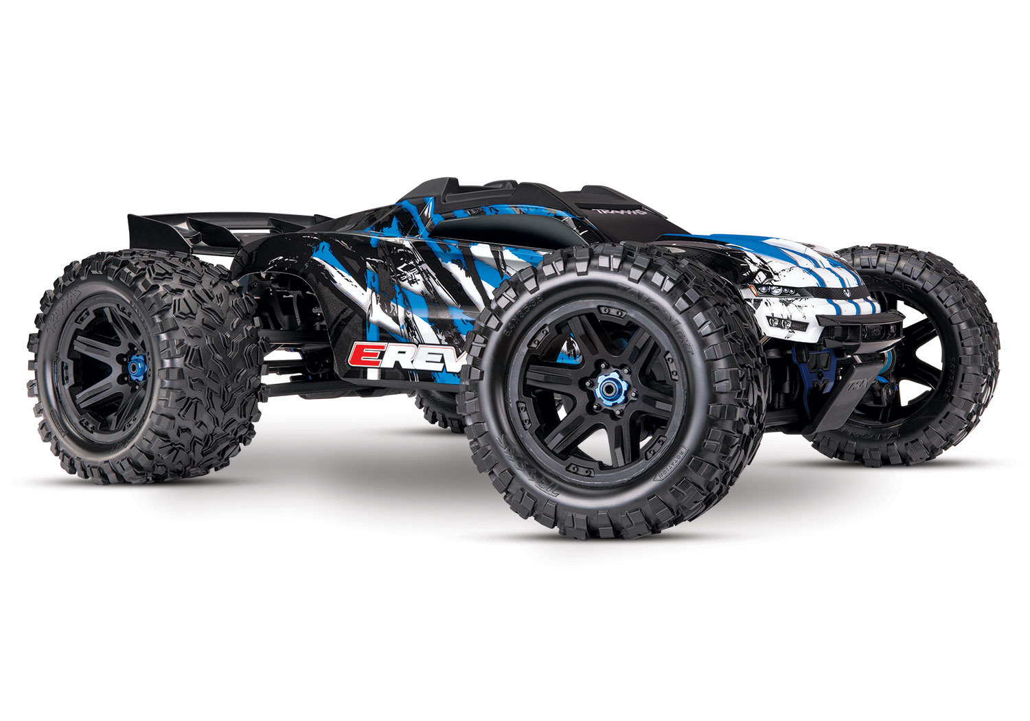 фото Радиоуправляемый трагги traxxas e-revo vxl brushless 4wd rtr 1:10 2.4g - tra86086-4-bl