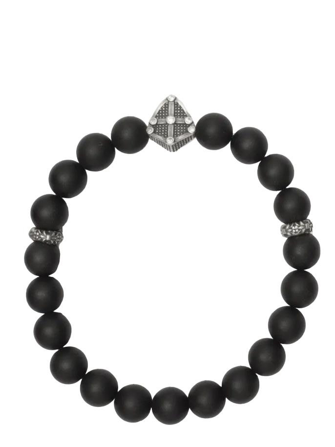 

Браслет из серебра с ониксами, фианитами р. 20 Rebel Heart RH631025_20, RH631025_20