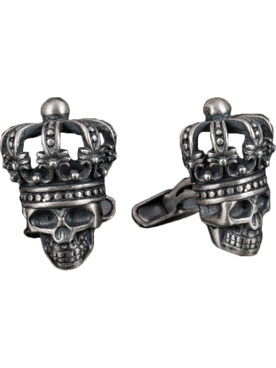 

Запонки из серебра без вставки Rebel Heart RH281001, RH281001