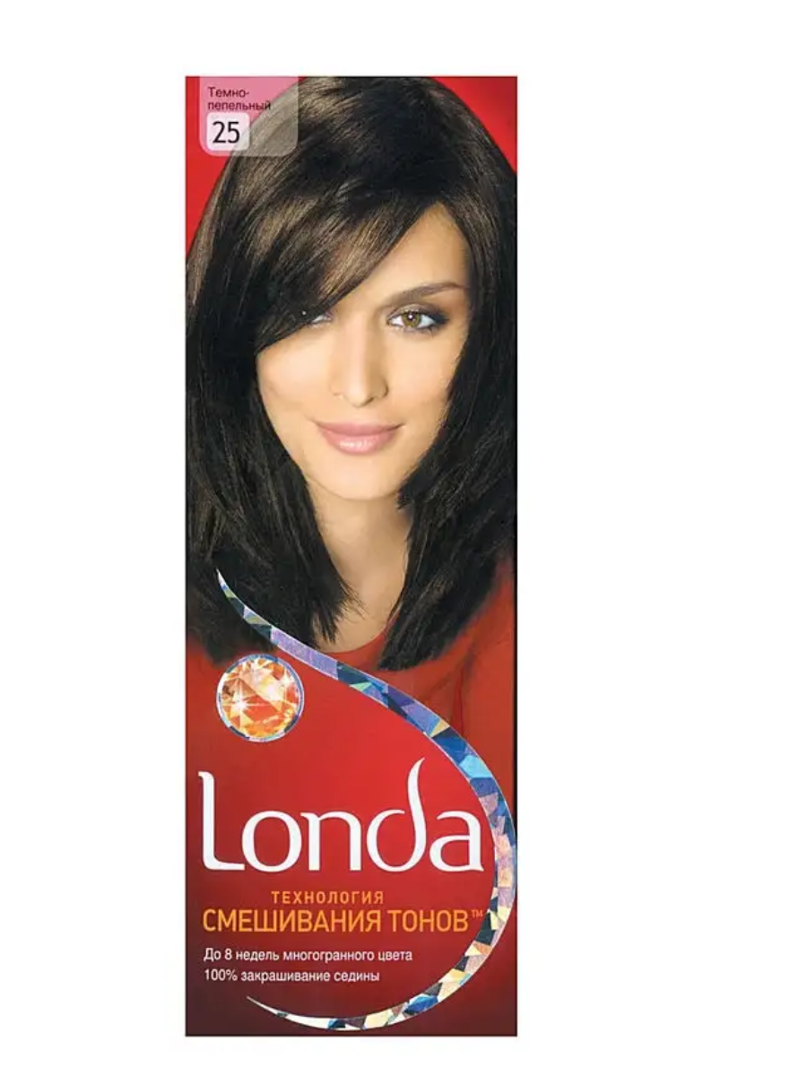 фото Краска для волос londa color 25 темно-пепельный 110 мл londa professional