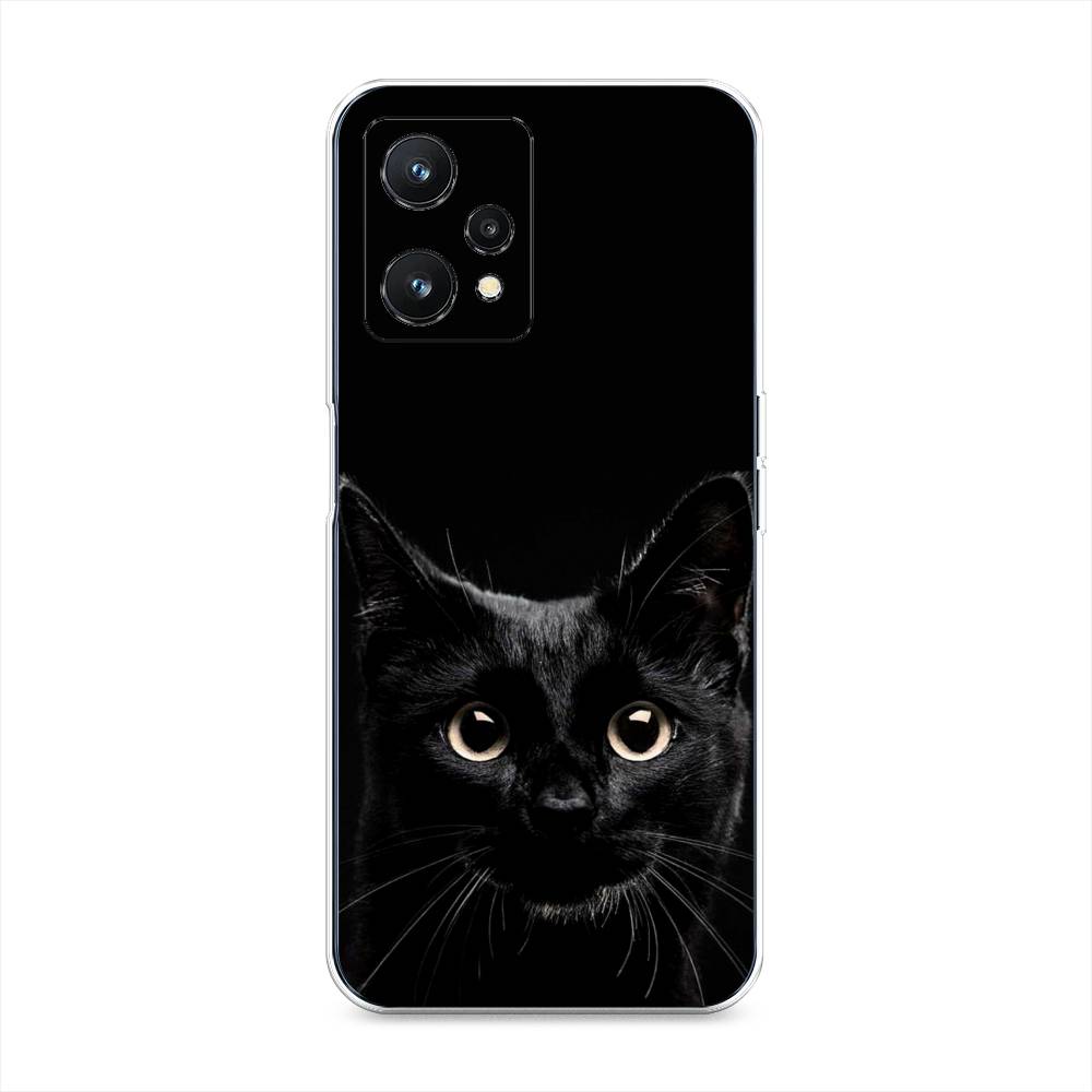 

Силиконовый чехол "Добрый кот" на Realme 9 5G, Черный