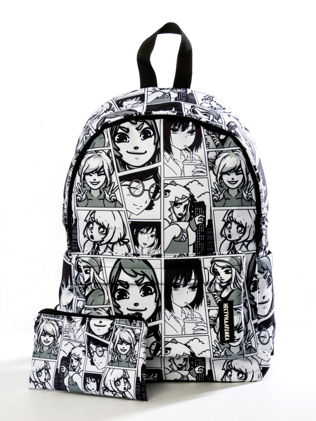 Рюкзак с аниме принтом для мальчика