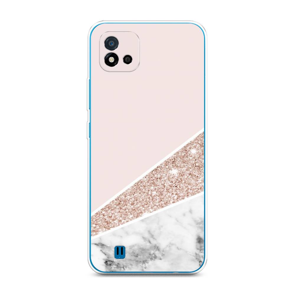 

Чехол на Oppo Realme C11 (2021) "Блестящий розовый мрамор", 257550-3