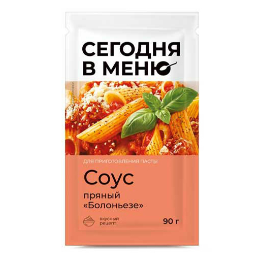 

Соус Makfa Сегодня в меню Болоньезе для спагетти и пасты 90 г