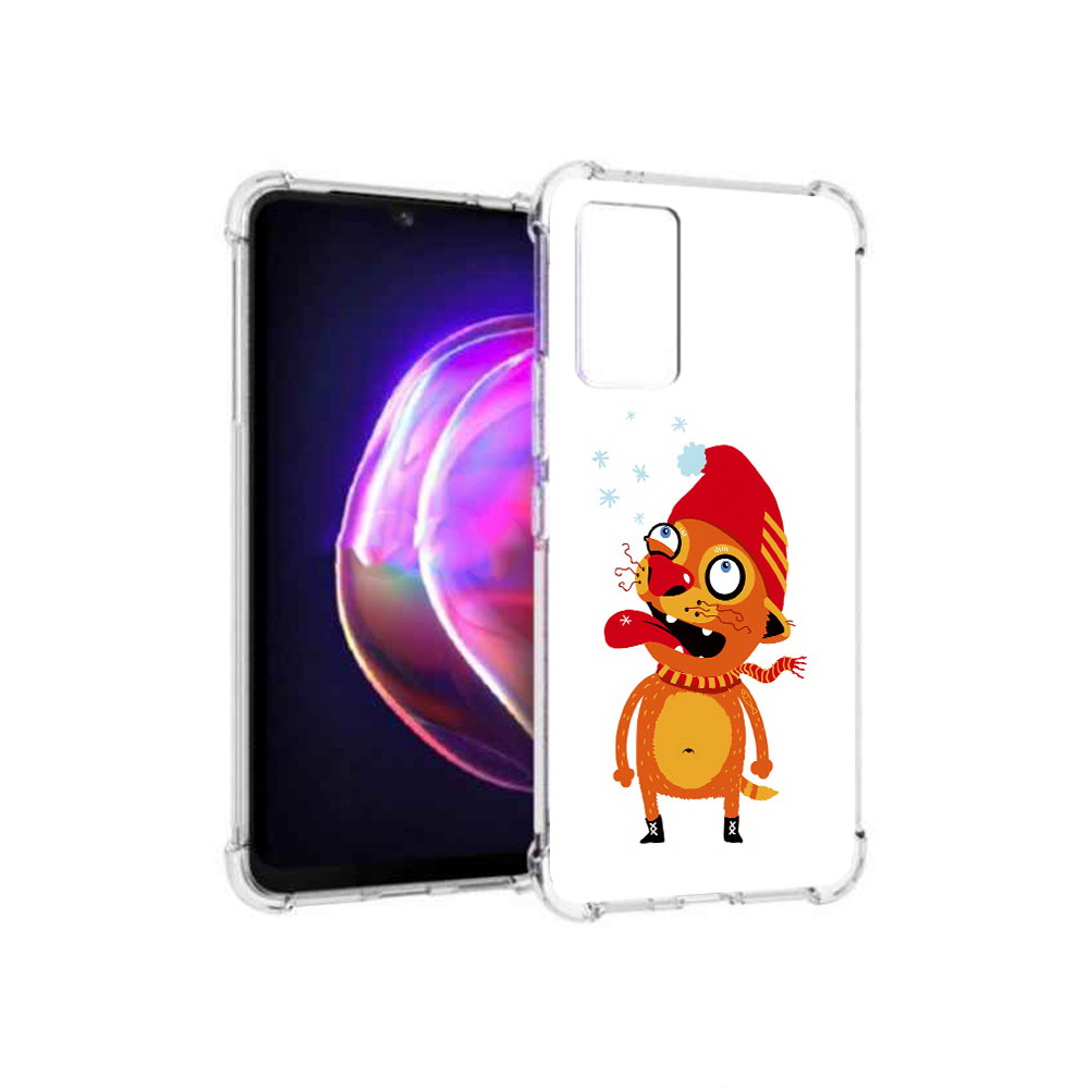 

Чехол MyPads Tocco для Vivo V21 Зимний кот (PT161781.395.88), Прозрачный, Tocco