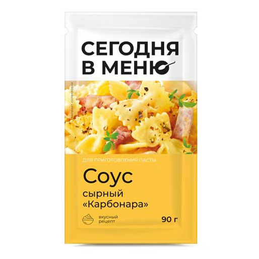 

Соус Makfa Сегодня в меню Карбонара для спагетти и пасты 90 г
