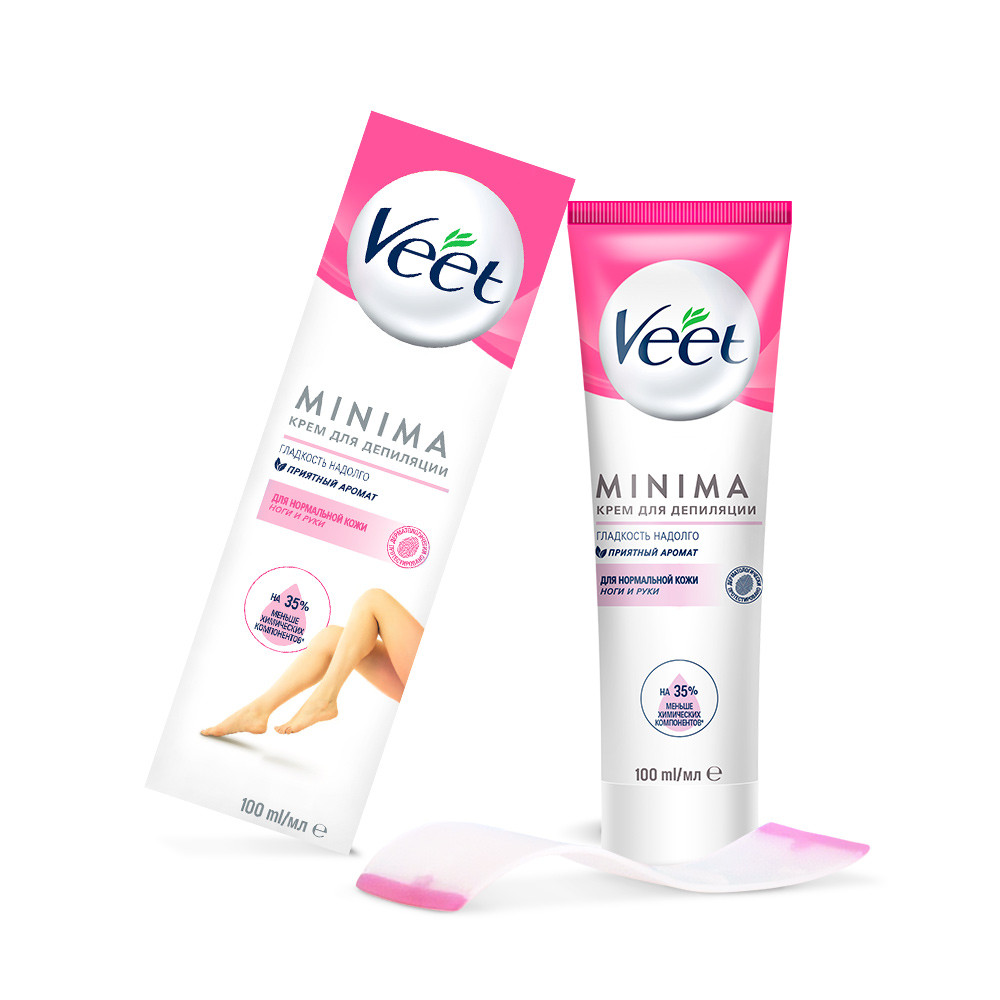 Крем для депиляции Veet с молочком лотоса и ароматом жасмина для нормальной кожи 100 мл