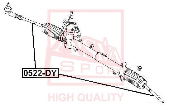 

Рулевая тяга ASVA 0522-DY