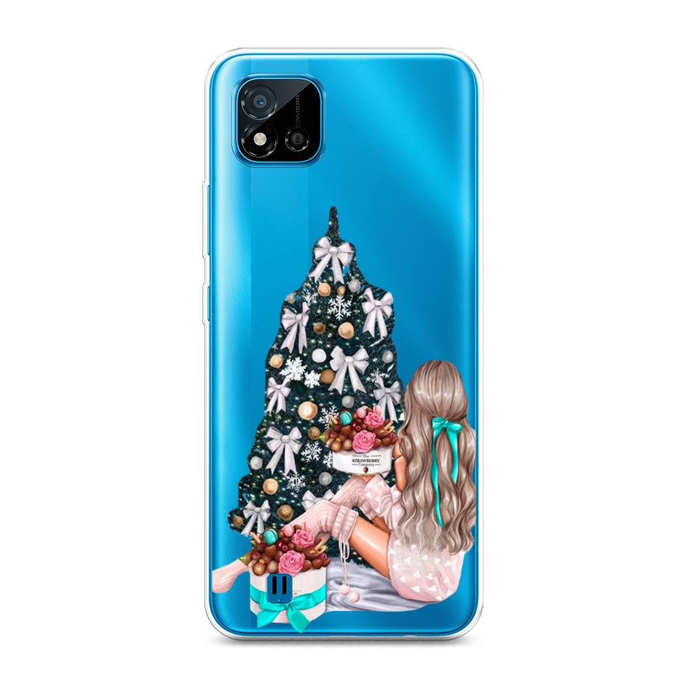 

Чехол на Oppo Realme C11 (2021) "New Year", Зеленый;бежевый;голубой, 257550-5
