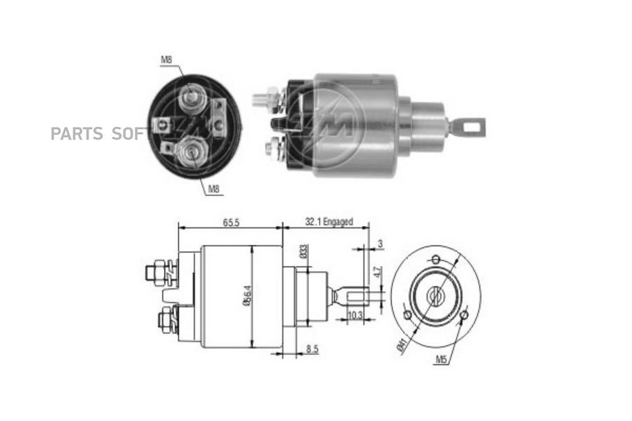 

Реле Втягивающее Vw T4 Era арт. ZM573