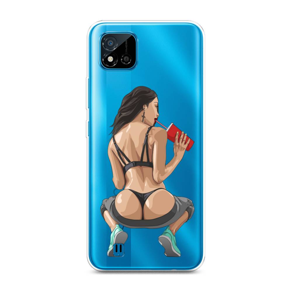 

Чехол на Oppo Realme C11 (2021) "Сочные булочки", Бежевый;красный;черный, 257550-6